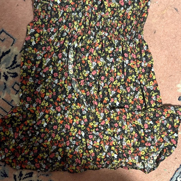Forever 21 Kids Floral Dress - Black and Multicolor - Picture 4 of 6